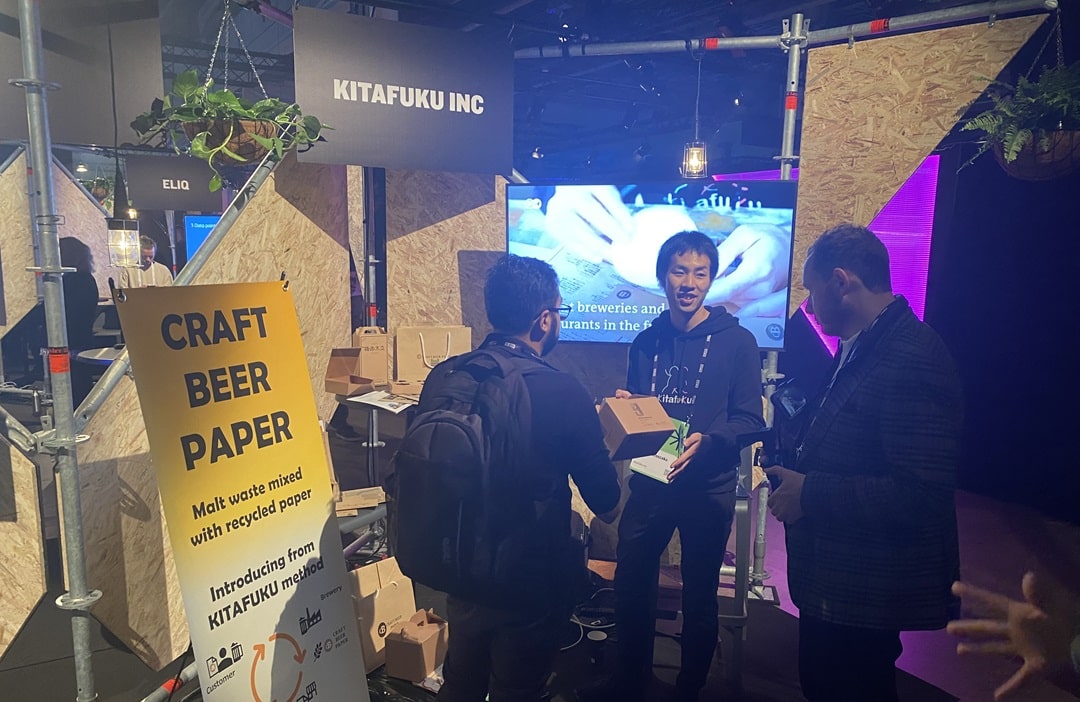 Das Yokohama Startup Kitafuku stellt das Craft Beer Paper vor