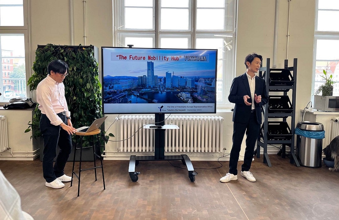 Yokohama stellt Innovationsstrategie vor Präsentation zur Innovationsstrategie und Startup-Förderung der Stadt Yokohama